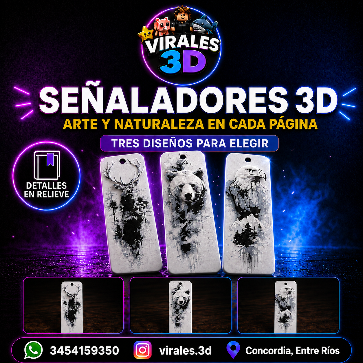 Señaladores 3D