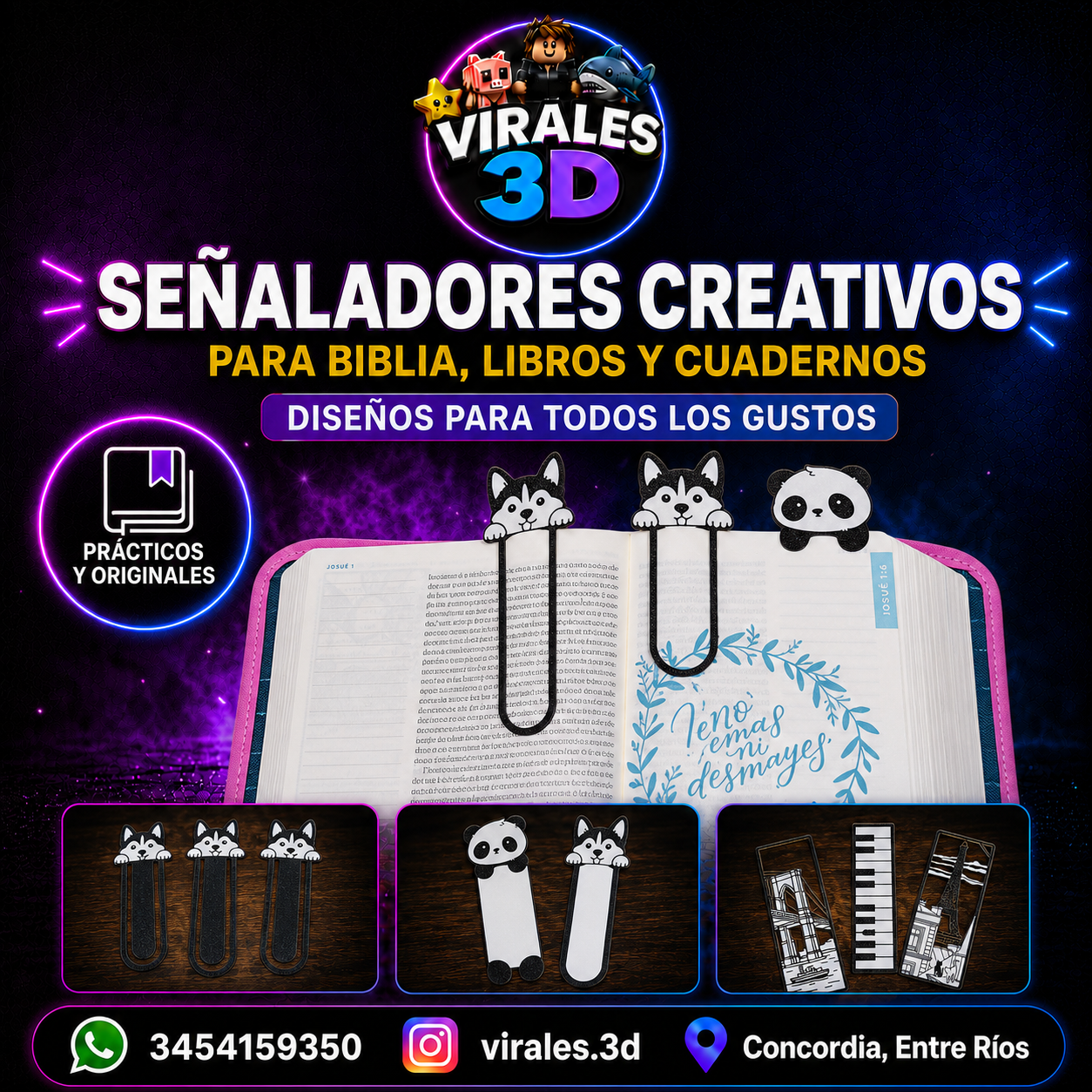 Señaladores creativos